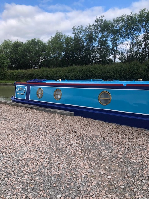 'Lady D', after its repaint.